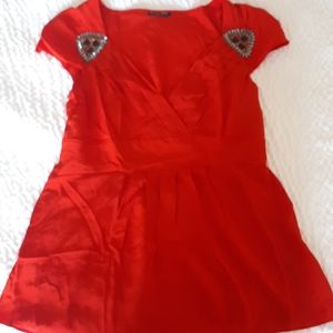 100% Silk Top from Massimo Dutti